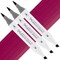 Artfinity; Artfinity Sketch Markers - Set of 3 - Mahogany Red R2-6, Vibrant, Professional, Dye-Based Alcohol Markers for Artists, Drawing, Travel, & More; Category:Alcohol-Based Markers; Image:2